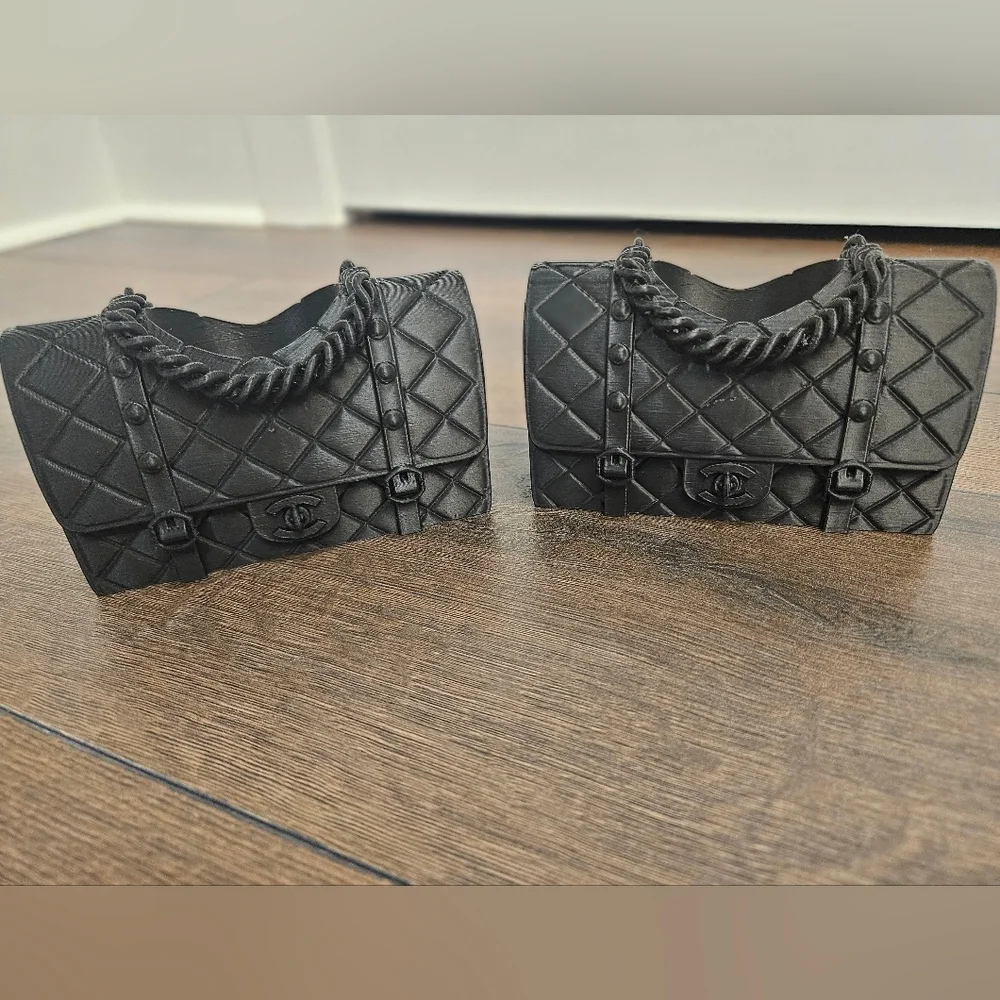 NEW Quilted Bag Purse 3D Printed Pencil Holder Bud Vase Decor